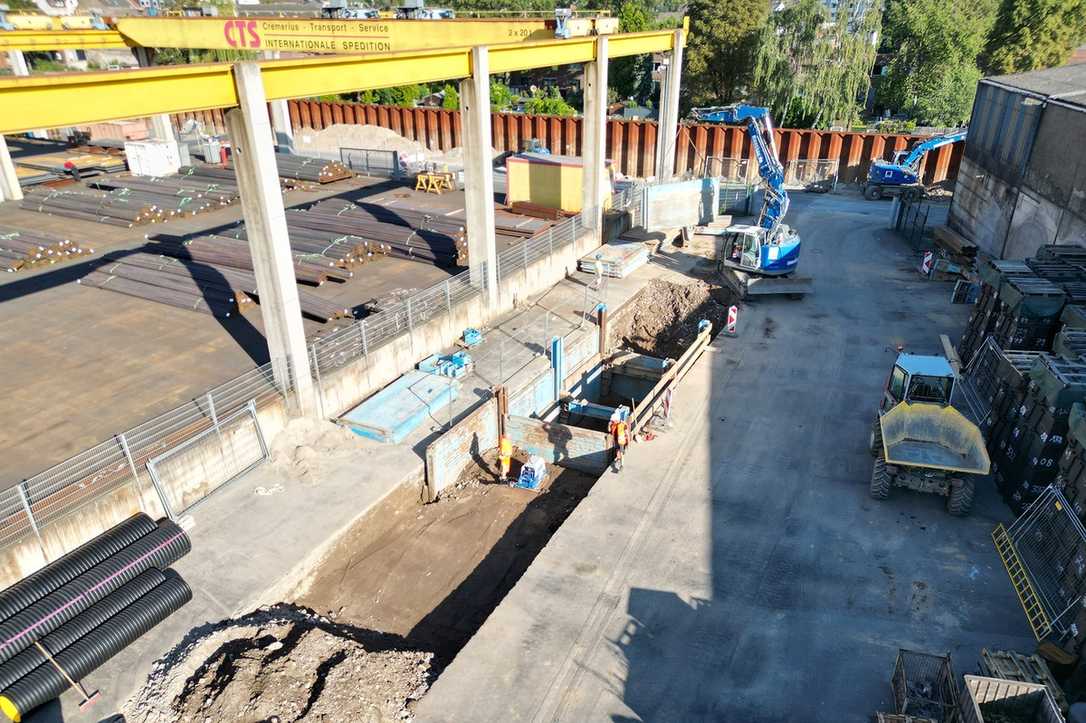 Verbaulösung Duisburger Hafen: Terra Infrastructure sichert Kanalbau