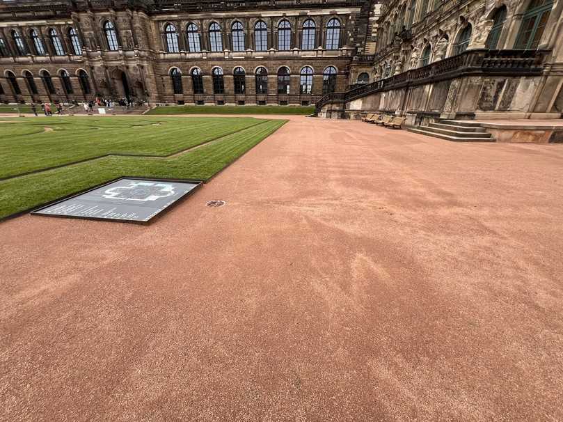 Das nachhaltige Material soll durch seine systemimmanente Wasserdurchlässigkeit konstruktiv der Flächenversiegelung entgegenwirken. | Foto: Tegra