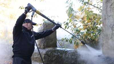 So lief die Putzaktion im Orang-Utan-Gehege