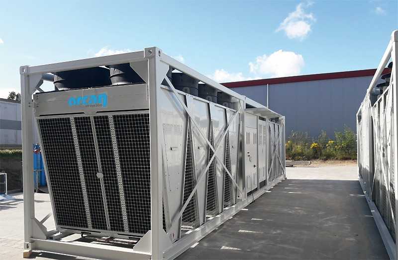 Abwärme aus der Zementproduktion erwärmt in einem Wärmetauscher Wasser, das
zur Stromerzeugung dient. | Foto: Cemex Abwärme aus der Zementproduktion erwärmt in einem Wärmetauscher Wasser, das
zur Stromerzeugung dient. | Foto: Cemex