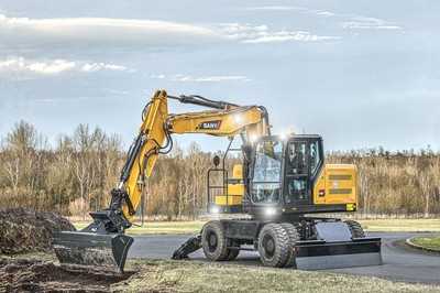 Sany launcht neuen Mobilbagger SY175W