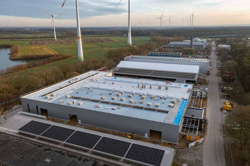 Krampe erweitert den Standort in Flamschen mit einem 7.600 m² großen Neubau. | Foto: Krampe