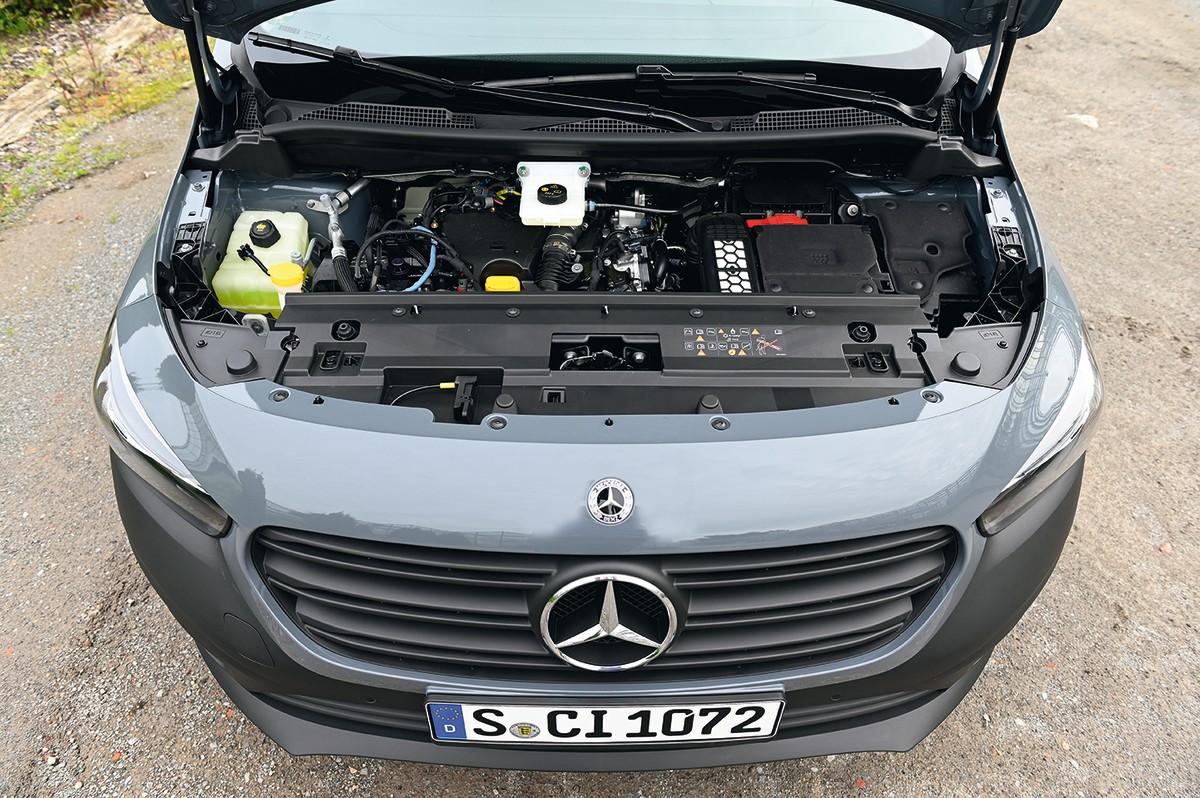 Der 1,5 l große Turbodiesel leistet 75, 95 oder 116 PS und bringt den Citan zügig auf Trab. | Foto: Quatex