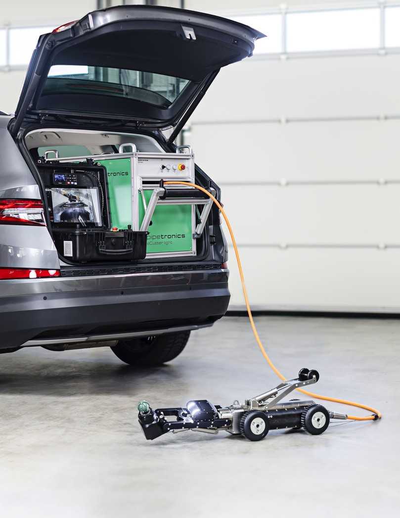 Die kleine, mobile Anlage eCutter light ist 2025 erfolgreich in den Markt gestartet. | Foto: Pipetronics Die kleine, mobile Anlage eCutter light ist 2025 erfolgreich in den Markt gestartet. | Foto: Pipetronics