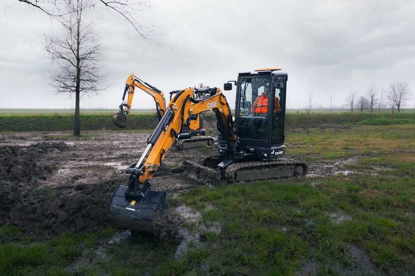 Der Minibagger CX38D ist für viele aufgaben im Galabau geeignet. | Foto: Case Construction Equipment Der Minibagger CX38D ist für viele aufgaben im Galabau geeignet. | Foto: Case Construction Equipment