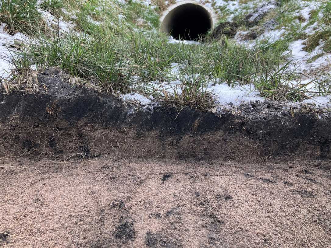 Regenwasser: Filtersand in Versickerungsmulden gegen Schadstoffe