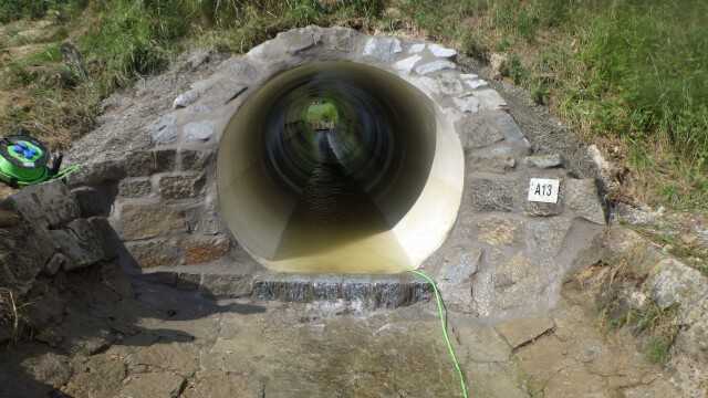 Mit SWP-Wickelrohr sanierter Durchlass | Fotos: Geiger Unternehmensgruppe