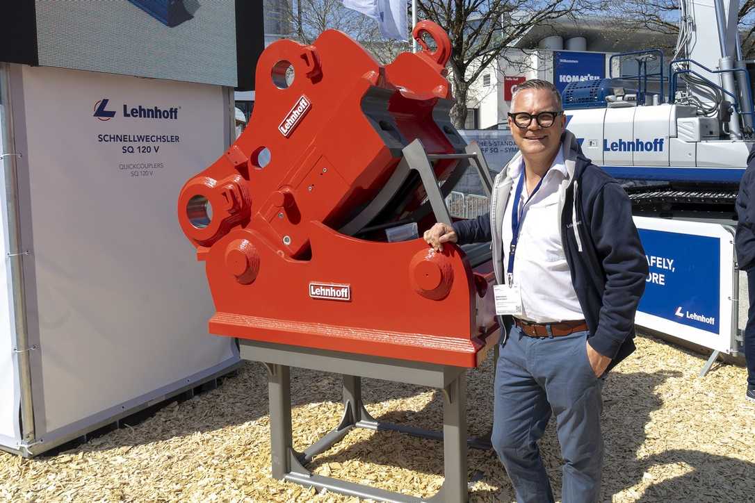 Lehnhoffs vollhydraulische Schnellwechsler für effiziente und sichere Baustellen Lehnhoffs vollhydraulische Schnellwechsler für effiziente und sichere Baustellen