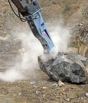 Großer Hammer statt Sprengung