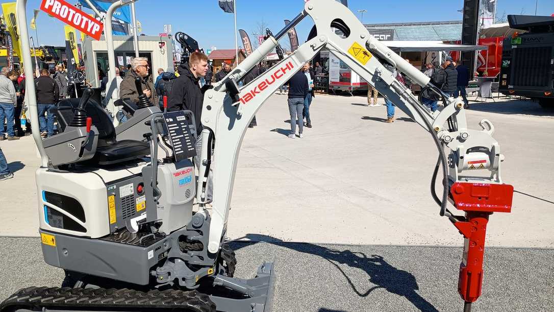 E-Bagger: Takeuchi zeigt Prototypen
