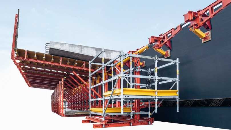 Nominiert für den bauma-Innovationspreis 2025: die VCT Kragarmbahn | Foto: Peri Nominiert für den bauma-Innovationspreis 2025: die VCT Kragarmbahn | Foto: Peri