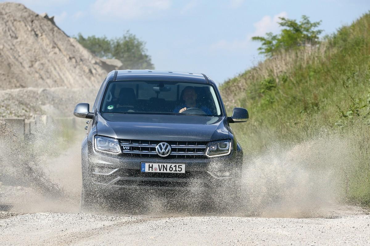 Der Pick-Up VW Amarok fuhr sich fast schon sportlich. | Foto: Volkswagen