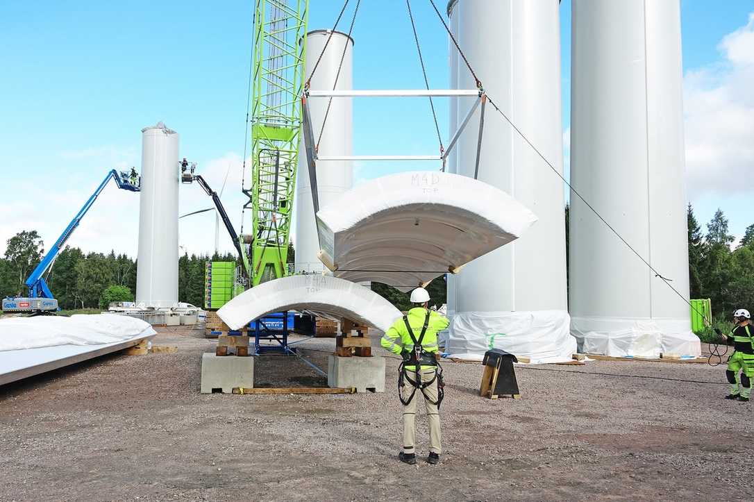 "Wind of Change Tower": Schweden bauen höchste Holz-Windkraftanlage der Welt "Wind of Change Tower": Schweden bauen höchste Holz-Windkraftanlage der Welt