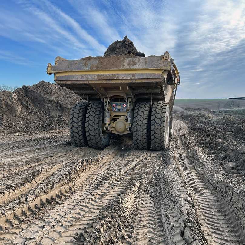 Bei der Abraumkampagne 2025 der Ostrauer Kalkwerke überzeugte der Bell B45E 4x4 mit guter Performance auf schwierigstem Terrain. | Foto: Bell Equipment