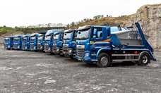 DAF-Baufahrzeuge: Showtime im Steinbruch