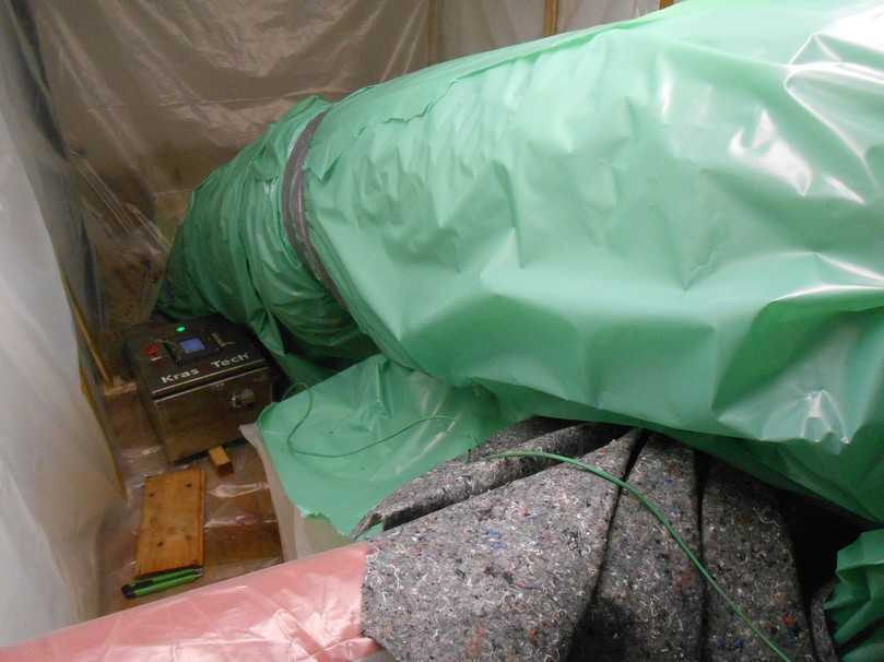 Geschütztes Linerende im sensiblen Bereich der Turbinenkammer | Foto: Swietelsky-Faber GmbH