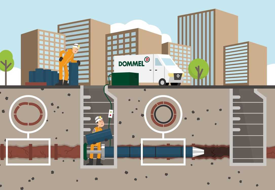 Sanierungstechnik Dommel auf der Ro-Ka-Tech mit TIP-Verfahren Sanierungstechnik Dommel auf der Ro-Ka-Tech mit TIP-Verfahren