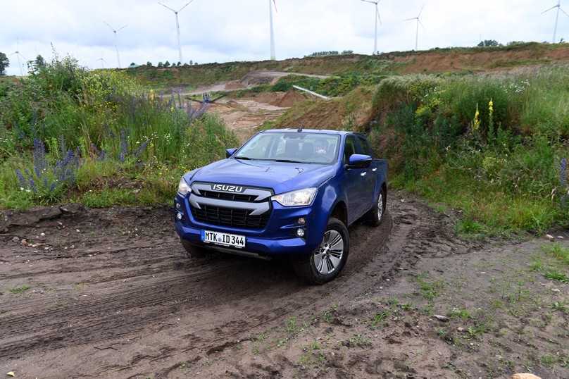 Der Isuzu D-Max verbrauchte im Vergleichstest der B_I galabau im Schnitt 9,7 Liter und lag damit unter der magischen 10er-Marke. | Foto: Frank Hausmann Der Isuzu D-Max verbrauchte im Vergleichstest der B_I galabau im Schnitt 9,7 Liter und lag damit unter der magischen 10er-Marke. | Foto: Frank Hausmann