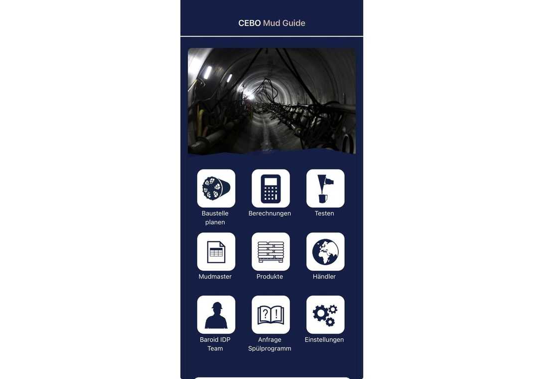 Cebo-App: Spülungstechnik & Berechnungen für HDD und Microtunneling