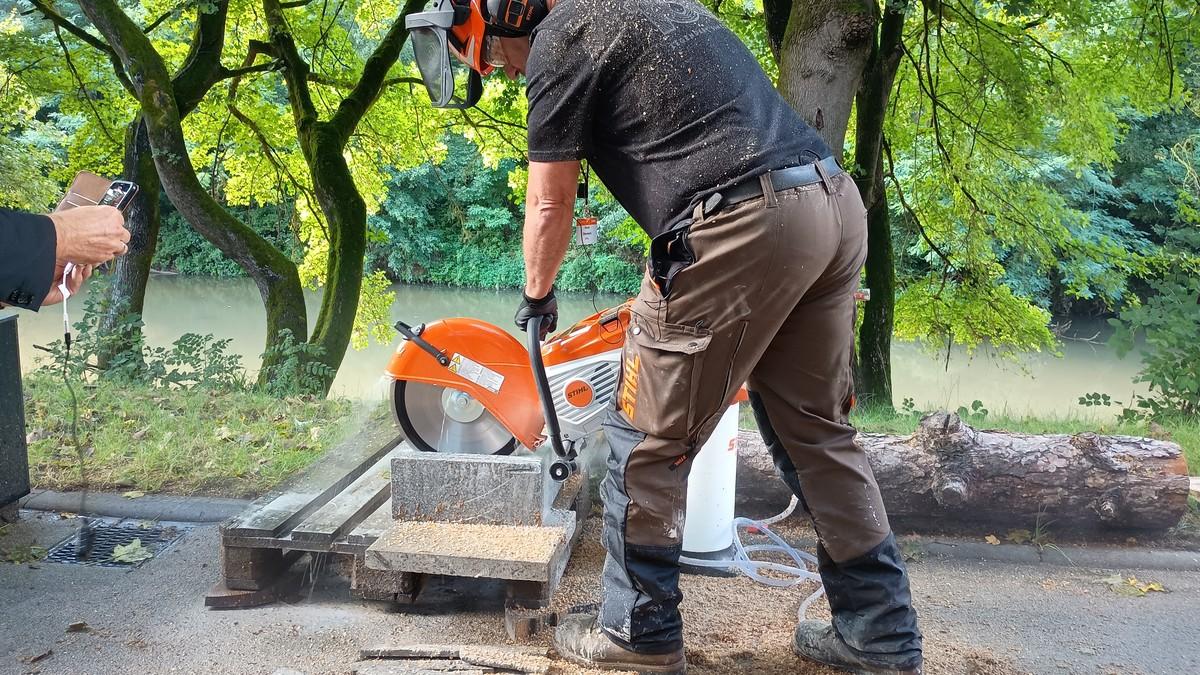 Beim Medientag 2025 in Waiblingen präsentierte Stihl neue Geräte. | Foto: B_I MEDIEN/Budde