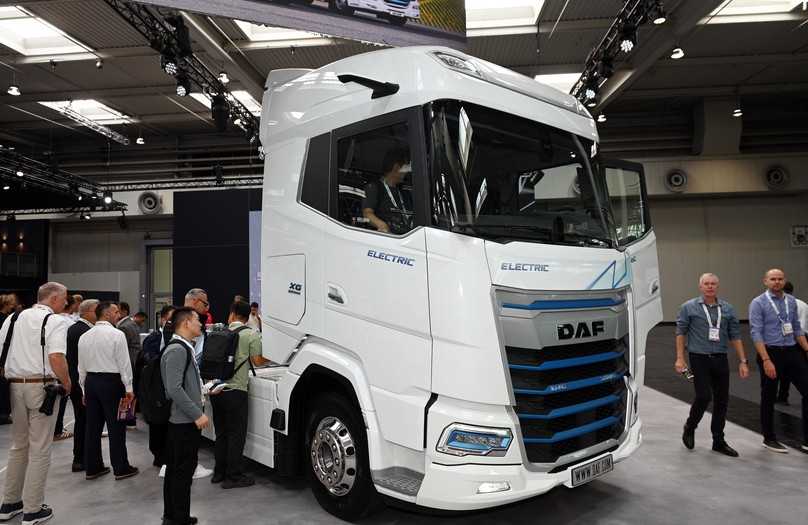 Für die DAF Electric 6x2 hat der Hersteller nun auch eine BDF-Lösung. Außerdem gibt es elektrische 6x4- und 8x4-Varianten für Verteilerverkehr und den Bau. | Foto: FH