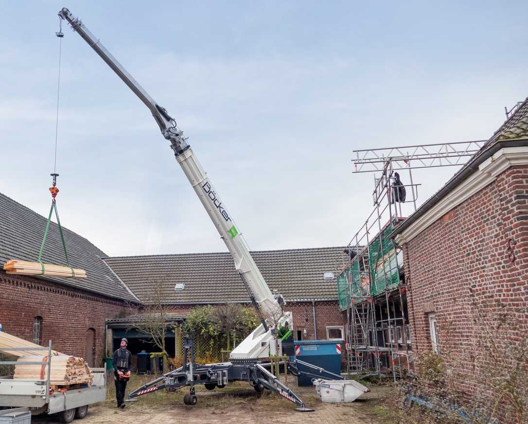 Neuer Elektro-Anhängerkran AHK 36e von Böcker