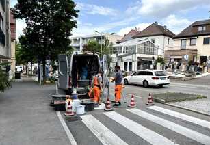 Grabenlos in Schlangenlinien