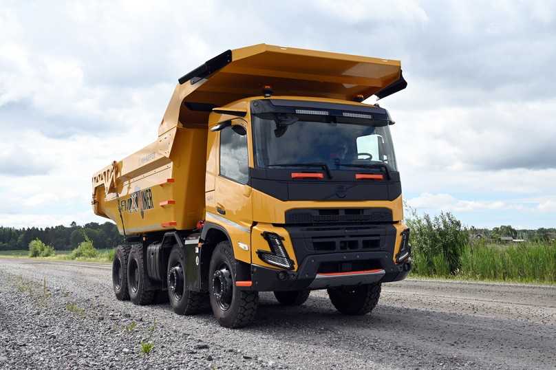 Volvo FMX 8x4 Muldenkipper für den Mineneinsatz. | Foto: Frank Hausmann Volvo FMX 8x4 Muldenkipper für den Mineneinsatz. | Foto: Frank Hausmann