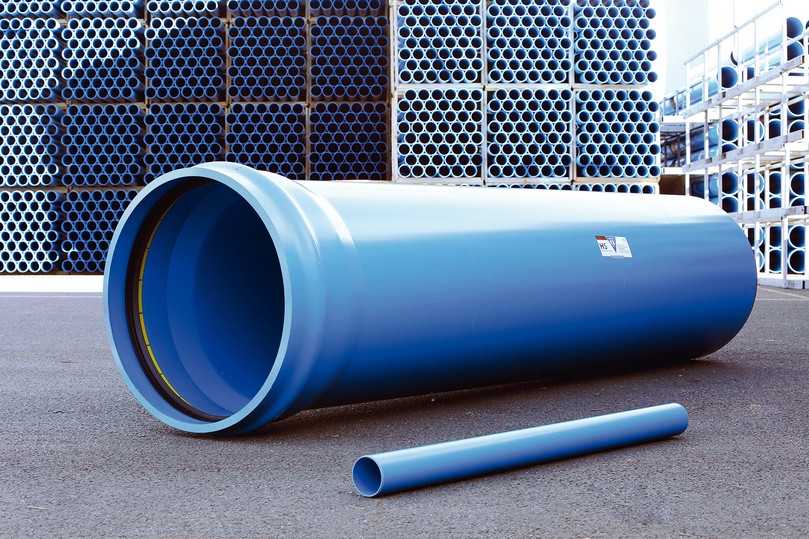 Das HS®-Kanalrohrsystem wird in Nennweiten von DN/OD 110 bis 800 mm produziert. | Foto: Funke Kunststoffe GmbH