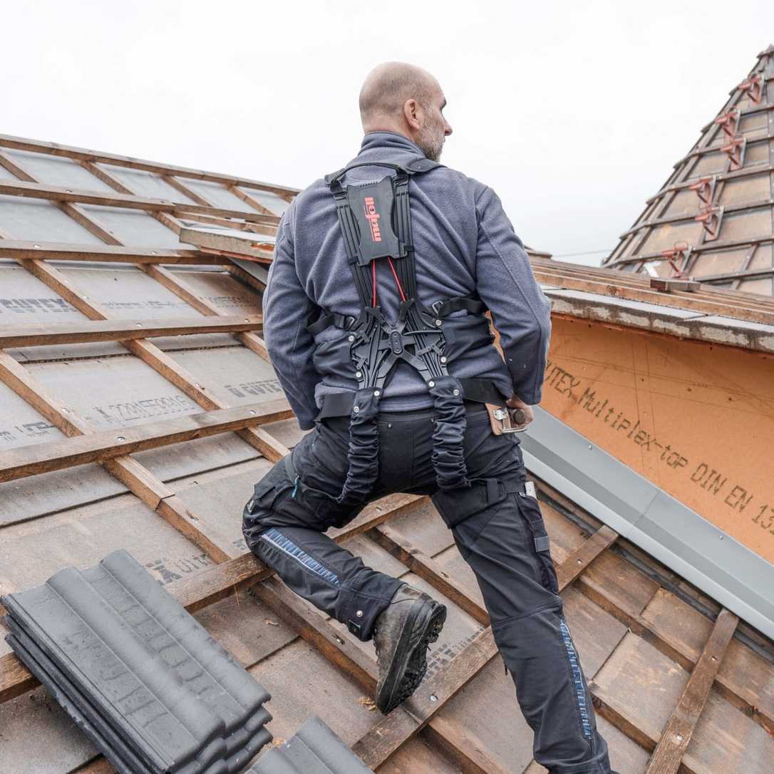 Neues Exoskelett für Dachdecker von Mafell Neues Exoskelett für Dachdecker von Mafell