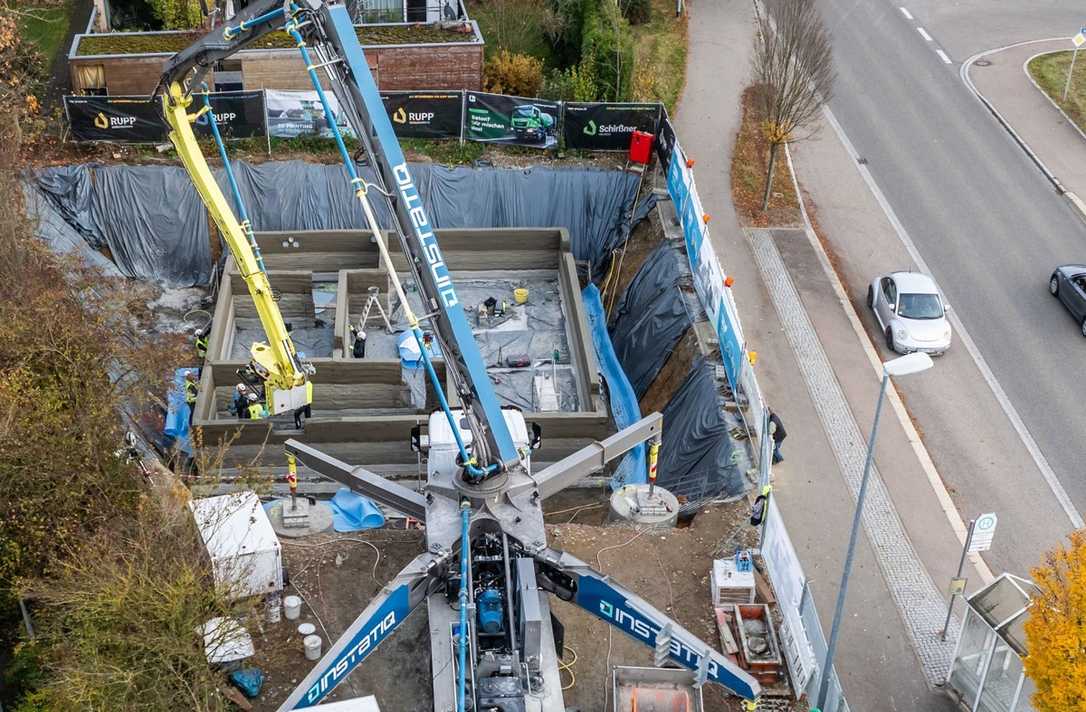 Weltweit erster mobiler 3D-gedruckter Keller in Weißenhorn