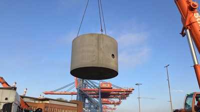 Filter im Hamburger Hafen sollen Elbwasser schützen
