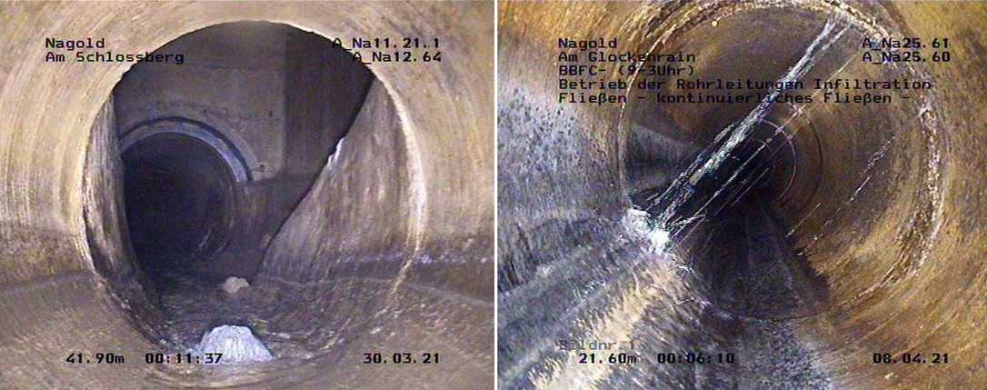 Schlauchlining gegen das Fremdwasser in Nagold Schlauchlining gegen das Fremdwasser in Nagold