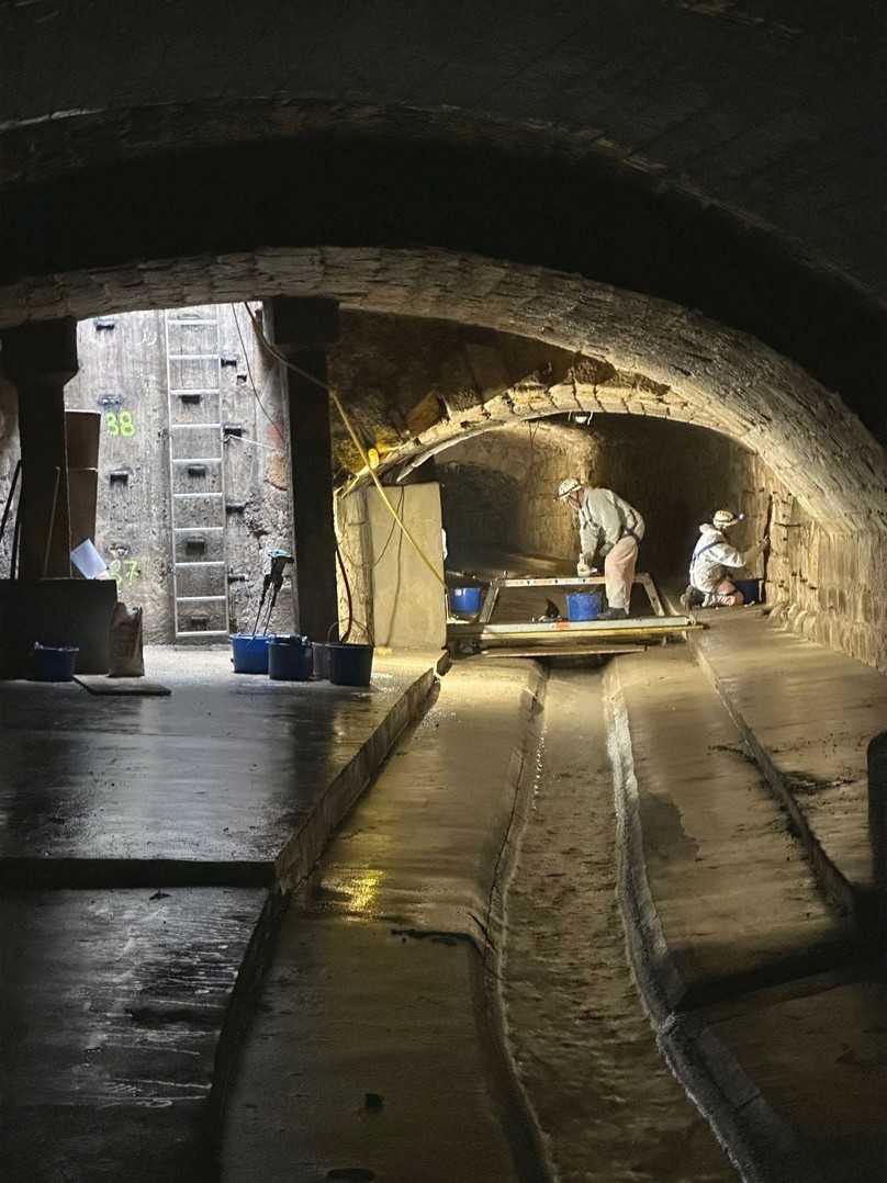 Sanierung eines historischen Abwasserbauwerks | Foto: SMG Bautenschutztechnik Sanierung eines historischen Abwasserbauwerks | Foto: SMG Bautenschutztechnik
