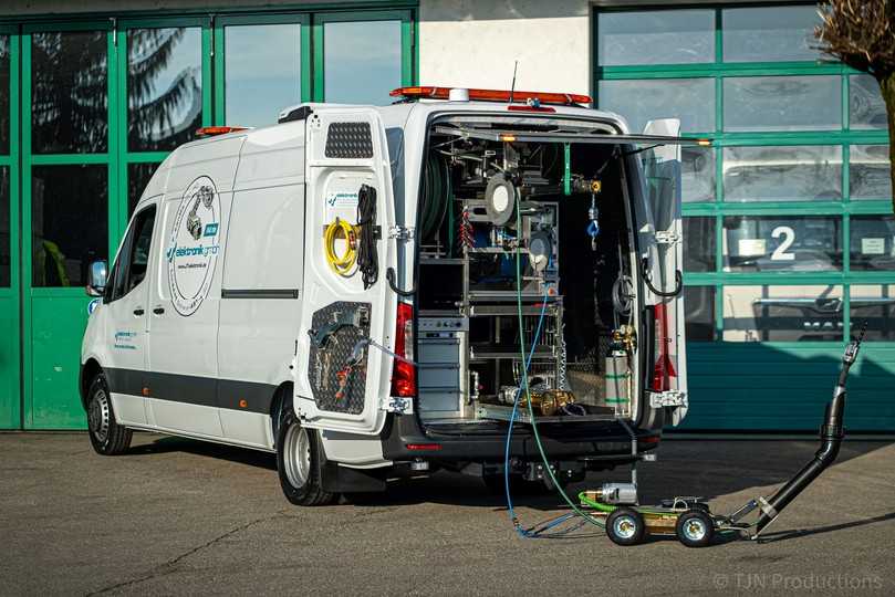 Die KanDa mobile-Anlage kann auch in Kombination mit dem TV-KFZ genutzt werden. | Foto: JT-elektronik