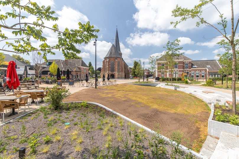 Klimaresiliente Stadtgestaltung des Zentrums mit Aco-Technologie unterhalb der Oberfläche | Foto: Aco