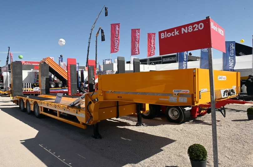 Sattel-Tieflader ST 480 von Zandt cargo | Foto: QUATEX