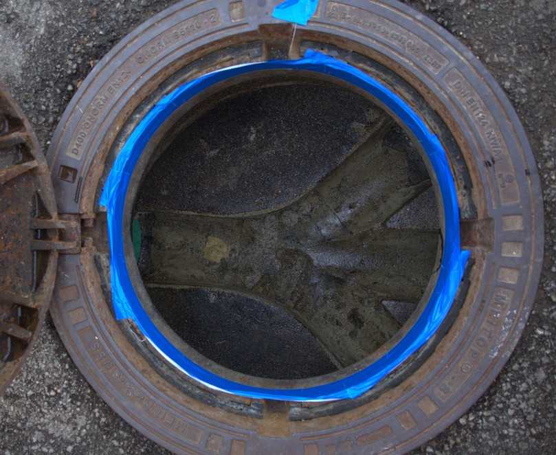 Fertig vorbereiteter Schacht unmittelbar vor der Polyurea-Beschichtung | Foto: Swietelsky-Faber