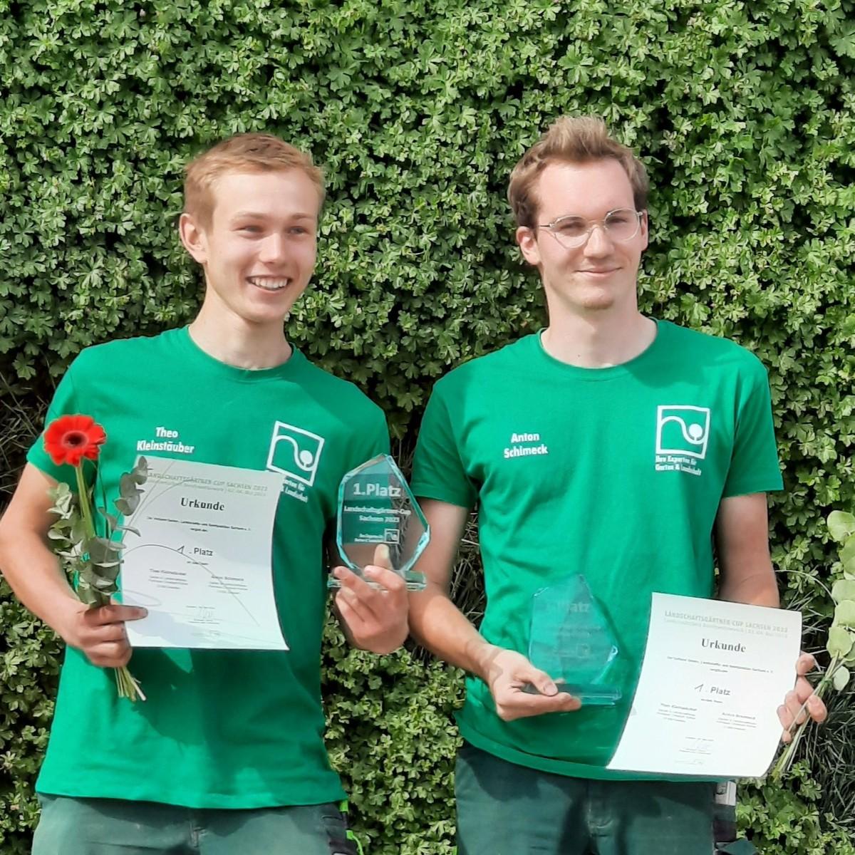 11 - Theo Kleinstäuber (l.) und Anton Schimeck sind Sieger des Sachsen Cups. | Foto: Christian Habel 11 - Theo Kleinstäuber (l.) und Anton Schimeck sind Sieger des Sachsen Cups. | Foto: Christian Habel