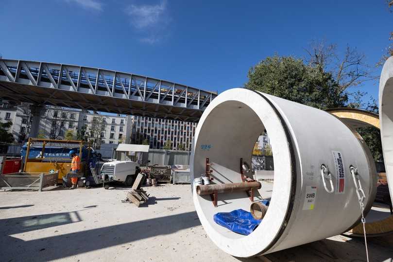 Insgesamt lieferte Berding Beton für die Baumaßnahme 315 Stahlbetonvortriebsrohre mit einem Innendurchmesser von DN 2.500 mm, einem Außendurchmesser von DA 3.000 mm und einer Einzelrohrlänge von L = 2.000 mm. | Foto: Berding Beton Insgesamt lieferte Berding Beton für die Baumaßnahme 315 Stahlbetonvortriebsrohre mit einem Innendurchmesser von DN 2.500 mm, einem Außendurchmesser von DA 3.000 mm und einer Einzelrohrlänge von L = 2.000 mm. | Foto: Berding Beton