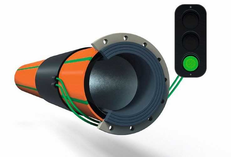 Leckageüberwachung bei Schutzmantelrohren | Foto: Simona AG Leckageüberwachung bei Schutzmantelrohren | Foto: Simona AG