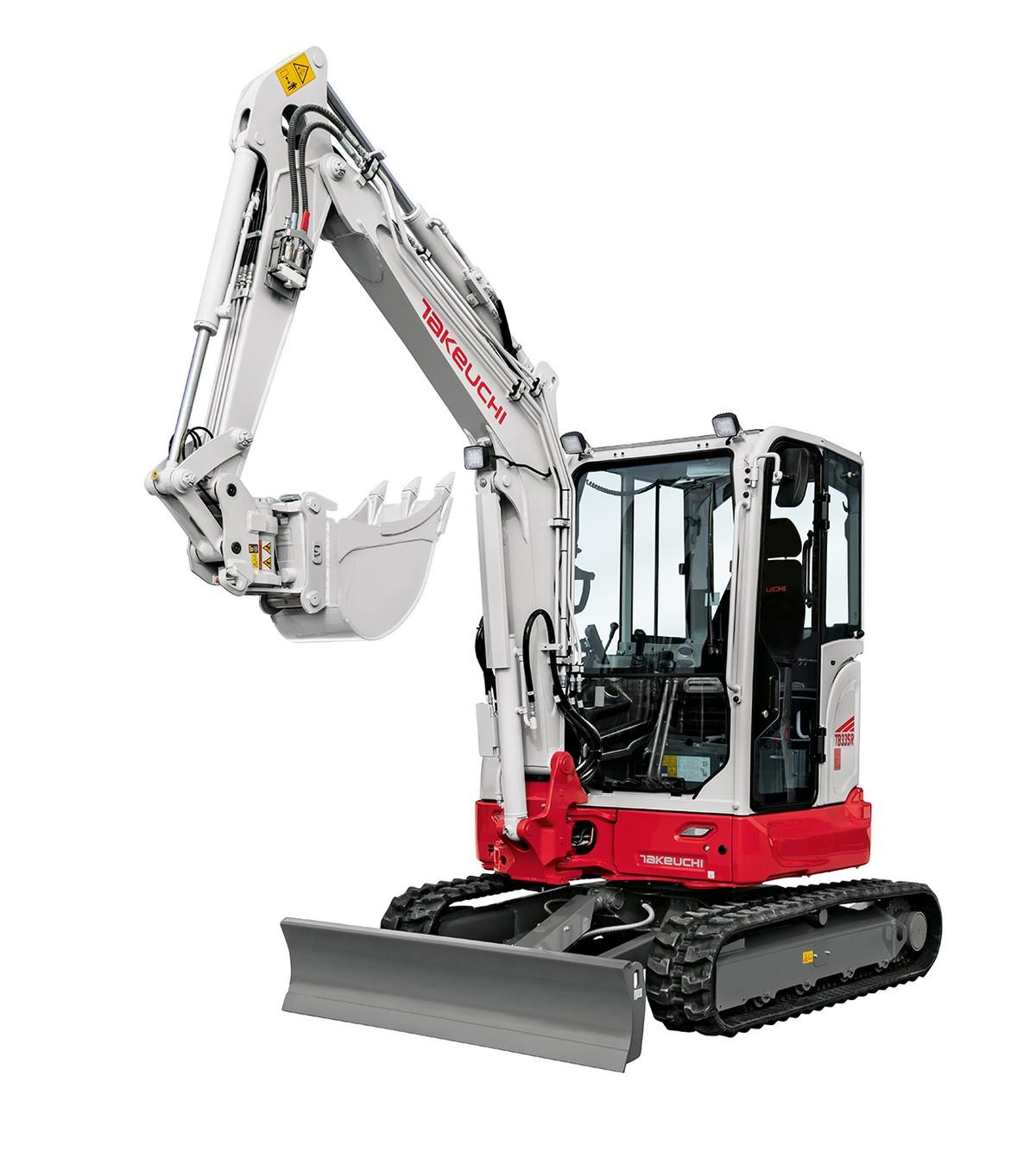 Der Kompaktbagger TB 335 R hat ein Betriebsgewicht von 3,7 Tonnen. | Foto: Dintelmann