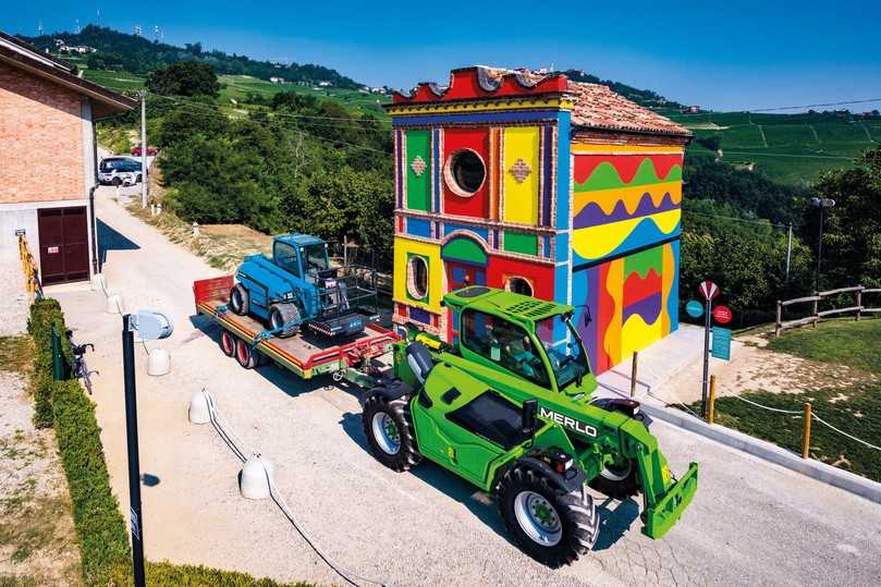 Turbofarmer und "eWorker" im Einsatz. | Foto: Merlo Turbofarmer und "eWorker" im Einsatz. | Foto: Merlo