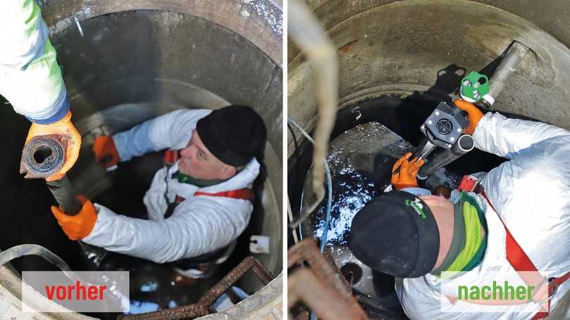 Ältere Schachteinbauten von Druckentwässerungspumpen sollten ausgetauscht werden - hierfür eignet sich das Einbauset DN 40 | Foto: Jung Pumpen Ältere Schachteinbauten von Druckentwässerungspumpen sollten ausgetauscht werden - hierfür eignet sich das Einbauset DN 40 | Foto: Jung Pumpen