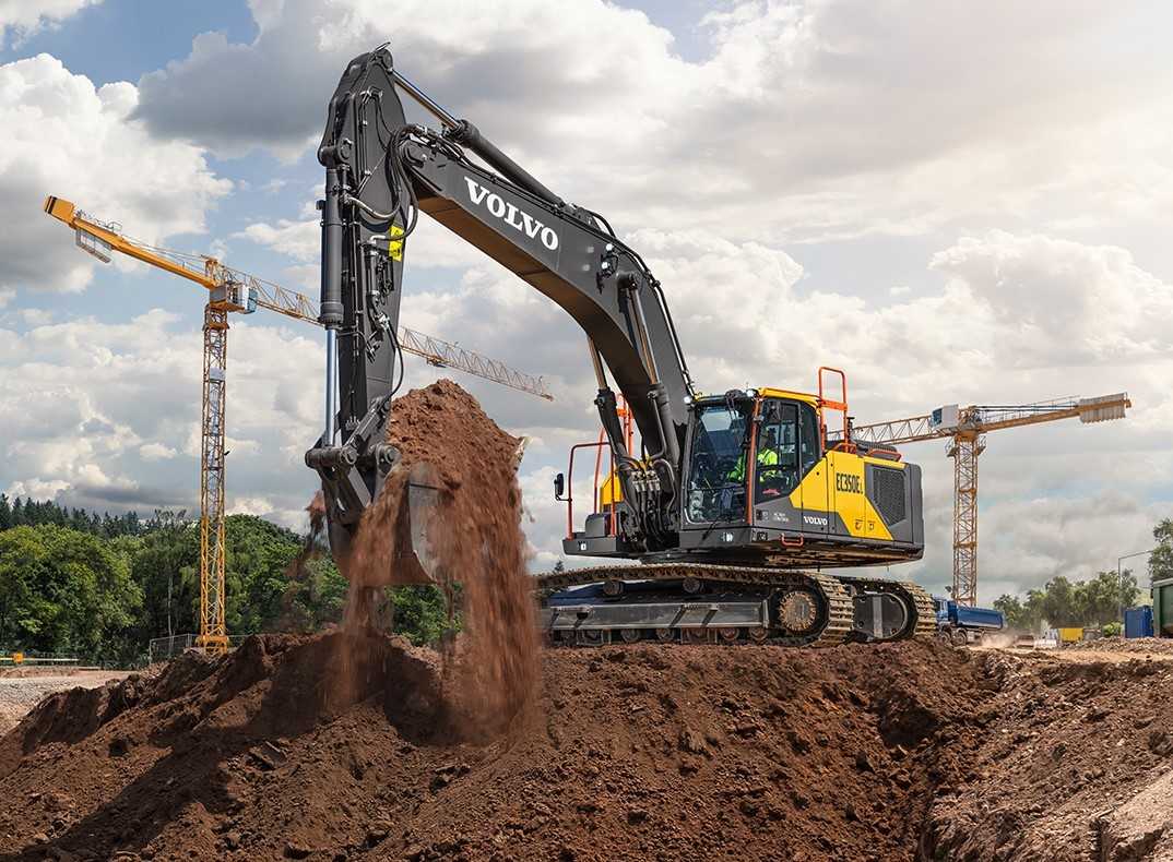 Erdbewegung: Volvo-Bagger EC350E ist was für Digital-Affine Erdbewegung: Volvo-Bagger EC350E ist was für Digital-Affine