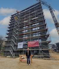 Deutschlands höchstes Mietwohnhaus in Hybridbauweise