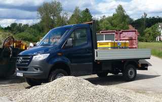 Allrad-Sprinter auf Geländetour