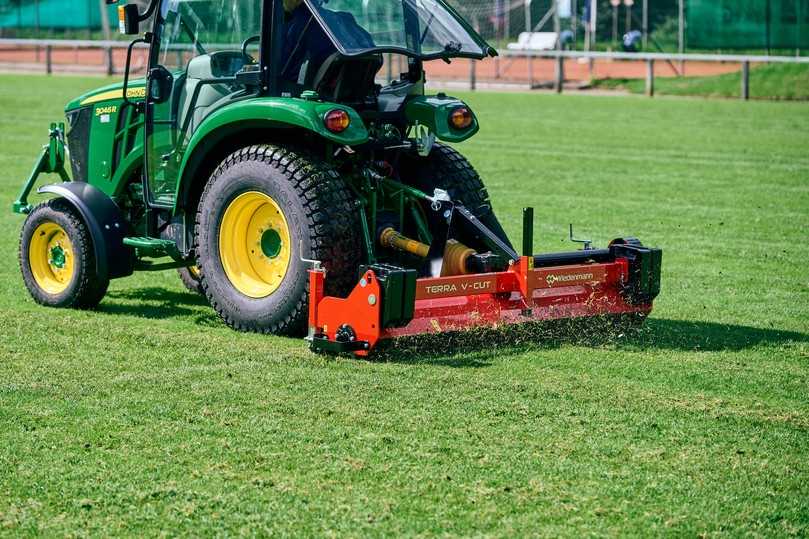 Terra V-Cut im Einsatz: Die sternförmigen Messer erzeugen fünf saubere Einschnitte pro Umdrehung. | Foto: Wiedenmann