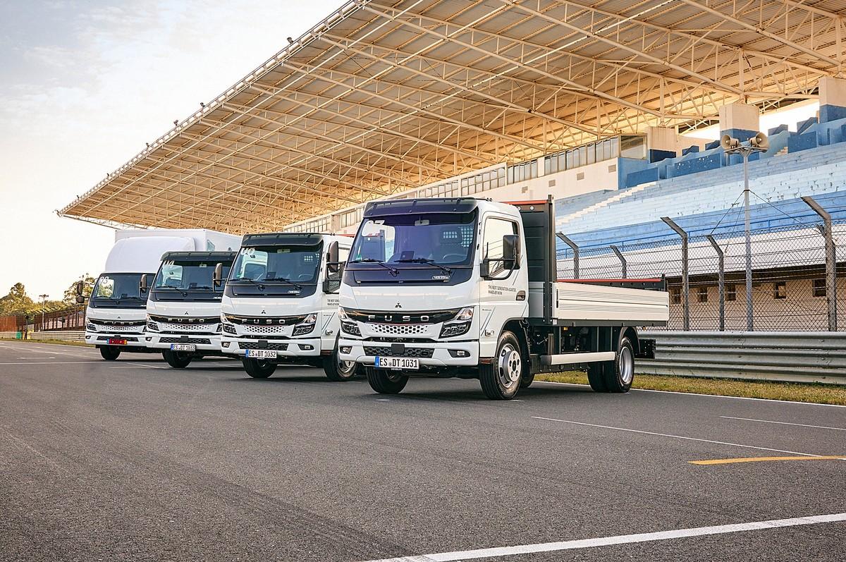 Das Gesicht des eCanter ist in der neuen Generation freundlicher geworden. | Foto: Daimler Truck, Oliver Willms