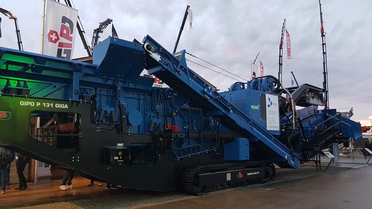 Top-Neuheit bei Gipo: Die brandneue Prallmühle P131 Giga mit elektrischem Antriebskonzept "Gipogreen" | Foto: B_I/bb